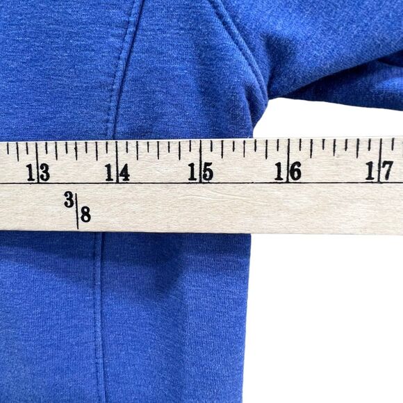 Athleta Pullover Womens XXS Blue Sentry Active Hoodie Sweatshirt Cowl Neck - Picture 5 of 12